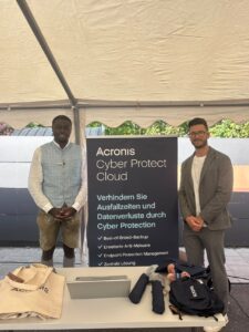 Acronis Cyber Protect Cloud Stand bei der arados Wiesn 2026